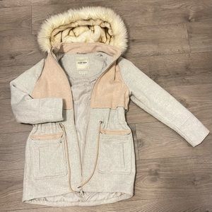 EVER NEW Luxury Wool Blend Jacket Coat Parka